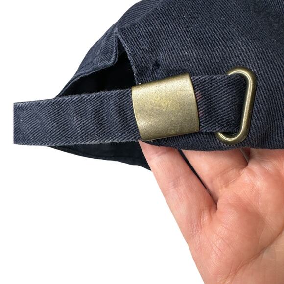 Disney Parks Navy Blue Mickey Mouse Red Embroidered Adult Adjustable Hat - Picture 8 of 9